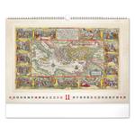 Nástenný kalendár 2026 Staré mapy