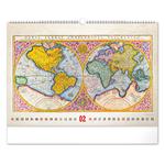 Nástenný kalendár 2026 Staré mapy