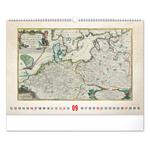 Nástenný kalendár 2026 Staré mapy