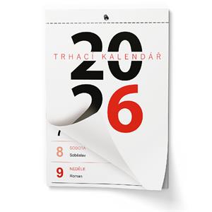 Nástenný kalendár 2026 Trhací kalendár A5