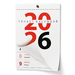Nástenný kalendár 2026 Trhací kalendár A6