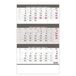 Nástenný kalendár 2026 - Trojmesačný šedý