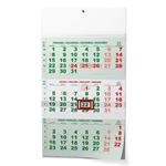Nástenný kalendár 2026 Trojmesačný - zelený