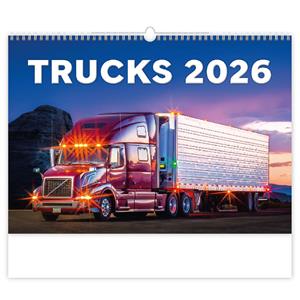 Nástenný kalendár 2026 - Trucks