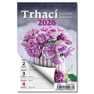 Nástenný kalendár 2026 - Týždenný trhací kalendár A6