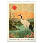 Nástenný kalendár 2026 Vintage plagáty - Japonské umenie