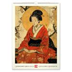 Nástenný kalendár 2026 Vintage plagáty - Japonské umenie