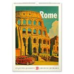 Nástenný kalendár 2026 Vintage plagáty - Svetové mestá