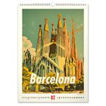 Nástenný kalendár 2026 Vintage plagáty - Svetové mestá