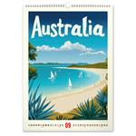 Nástenný kalendár 2026 Vintage plagáty - Tropický raj