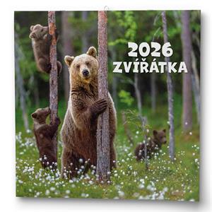 Nástenný kalendár 2026 Zvieratká