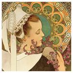 Nástenný poznámkový kalendár 2026 Alfons Mucha