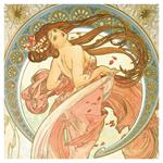 Nástenný poznámkový kalendár 2026 Alfons Mucha