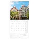 Nástenný poznámkový kalendár 2026 Barcelona