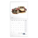 Nástenný poznámkový kalendár 2026 Classic Cars - Václav Zapadlík