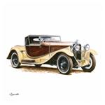 Nástenný poznámkový kalendár 2026 Classic Cars - Václav Zapadlík