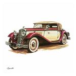 Nástenný poznámkový kalendár 2026 Classic Cars - Václav Zapadlík