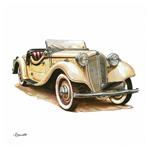 Nástenný poznámkový kalendár 2026 Classic Cars - Václav Zapadlík