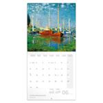 Nástenný poznámkový kalendár 2026 Claude Monet