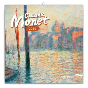 Nástenný poznámkový kalendár 2026 Claude Monet