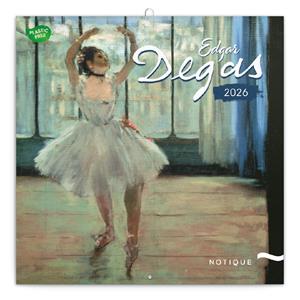 Nástenný poznámkový kalendár 2026 Edgar Degas