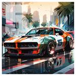 Nástenný poznámkový kalendár 2026 Fantastické autá