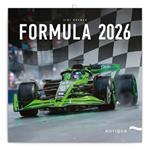 Nástenný poznámkový kalendár 2026 Formula - Jiří Křenek
