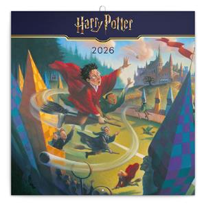Nástenný poznámkový kalendár 2026 Harry Potter
