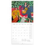 Nástenný poznámkový kalendár 2026 Henri Matisse