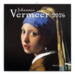 Nástenný poznámkový kalendár 2026 Johannes Vermeer