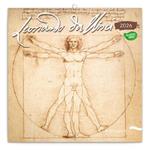 Nástenný poznámkový kalendár 2026 Leonardo da Vinci