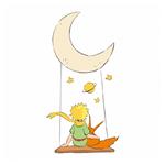 Nástenný poznámkový kalendár 2026 Malý princ