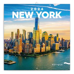 Nástenný poznámkový kalendár 2026 New York