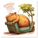 Nástenný poznámkový kalendár 2026 Rozverné kapybary