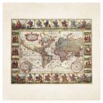 Nástenný poznámkový kalendár 2026 Staré mapy