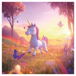 Nástenný poznámkový kalendár 2026 Veselí jednorožci