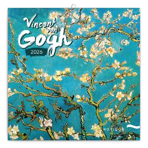 Nástenný poznámkový kalendár 2026 Vincent van Gogh