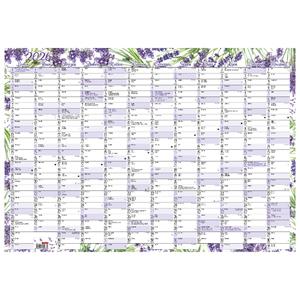 Nástenný ročný kalendár 2026 A2 - Levanduľa