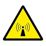 Neionizujúce žiarenie - SYMBOL, samolepka 100x100