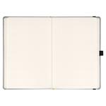 Notes Balacron - strieborná, bodkovaný