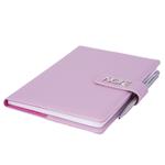 Notes BRILIANT A5 čistý - sivo ružová