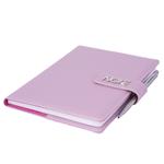 Notes BRILIANT B6 čistý - sivo ružová