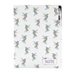 Notes DESIGN A4 bodkovaný - Kolibrík