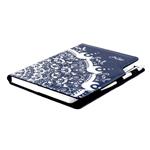 Notes DESIGN A4 linajkový - modrá - ornament