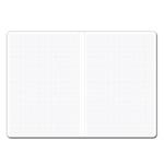 Notes DESIGN A4 štvorčekový - čierna - kvety