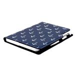 Notes DESIGN A4 štvorčekový - modrá - námorník - kotvy
