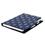 Notes DESIGN A5 štvorčekový - modrá - námorník - kotvy