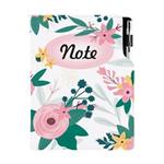 Notes DESIGN B5 čistý - kvety