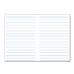 Notes DESIGN B6 linajkový - modrá - vážky