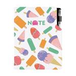 Notes DESIGN B6 štvorčekový - Nanuky